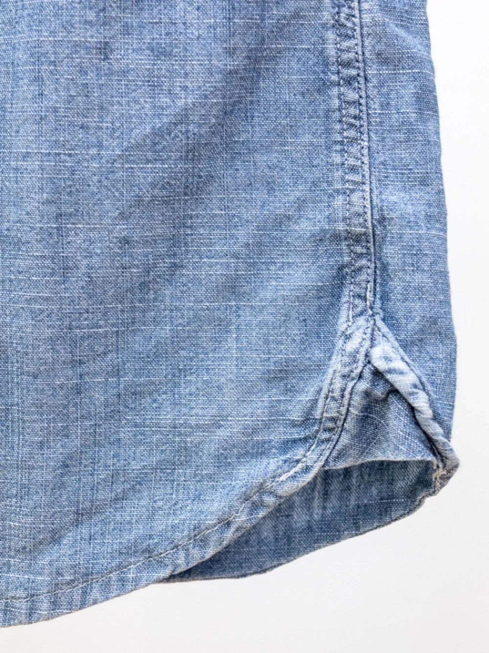 J Crew Short Sleeve Chambray Shirt Small
